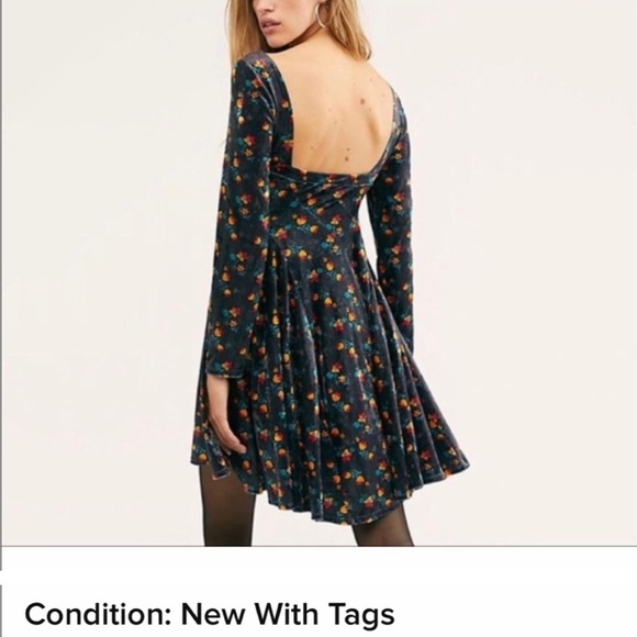 Free People Regina Velvet Dress - Picture 3 of 4